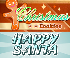 Christmas Cookies and Happy Santa