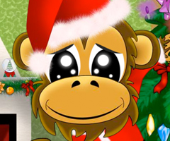 Christmas Monkey Christmas Monkey