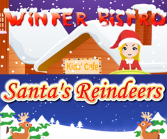 Winter Bistro and Santa’s Reindeers Winter Bistro and Santa’s Reindeers
