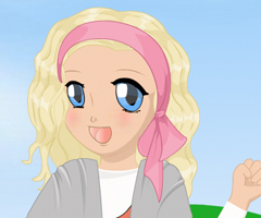 Little Girl And Her Puppy Little Girl And Her Puppy