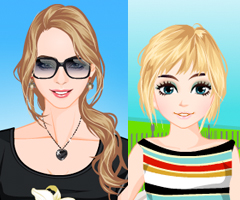 Stylish Mom & Daughter Dressup Stylish Mom & Daughter Dressup