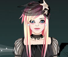 Stylish Gothic Bride Dress Up Stylish Gothic Bride Dress Up