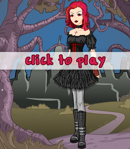 gothic makeup games. Goth Make Up Games